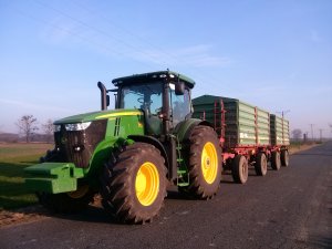 John Deere 7250R + 2x MetalTech DB14