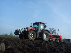 Case maxxum 125 + agregat talerzowy agro-masz + Siewnik pottinger vitasem