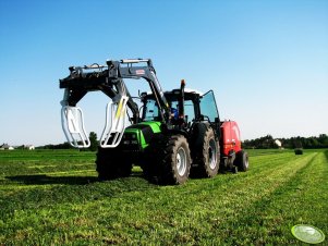 Deutz Fahr Agrofarm 410 + Stoll FZ10 & Metal Fach Z562R