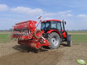 Zetor Proxima 85 + Agregat Uprawowo-Siewny UNIA FAMAROL 3m