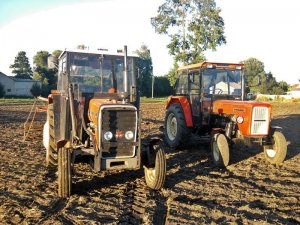 Ursus C-360 and Massey Ferguson 255