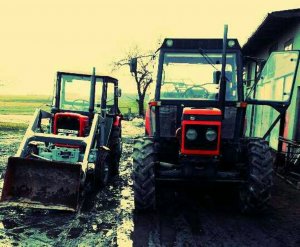 Zetor 7245 i Ursus C-330 z turem