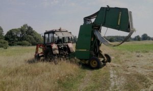 John Deere 550 + MTZ 82 z Turem