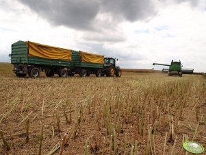 John Deere 8530 + Oehler