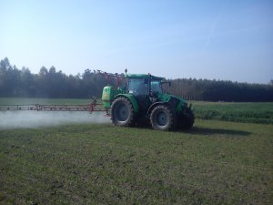 Deutz fahr 5100c + Krukowiak heros 800l