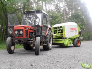 Zetor 7711 + Claas Rollant 255 RC