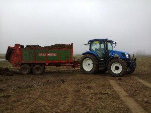 New Holland T6020 i Bergmann MV800