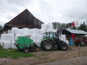 Deutz fahr Agrotron + Deutz fahr RB 3.20 OC