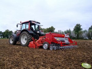 Valtra N121 + agregat uprawowo siewny