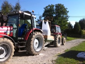 Massey Ferguson 6255 & Case 1394