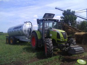 Claas Ares 567 ATX + Joksin Mudlo 2