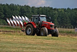 Massey Ferguson 7619 + Unia Ibis XMS