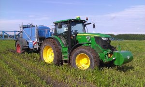 John Deere 6210r + lemken Albatros9