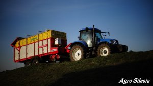 New Holland T6070 + Pottinger EuroProfi