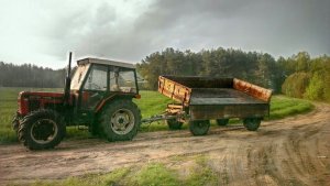 Zetor 7245 & przyczepa rosyjska
