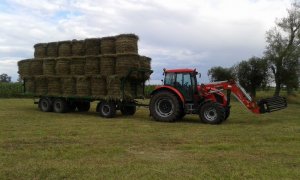 Zetor Forterra+ przyczepa do bel