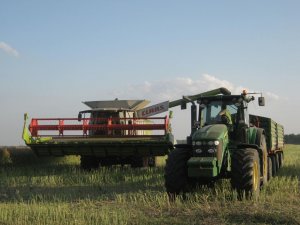 Claas Lexion 660 + John Deere 7930