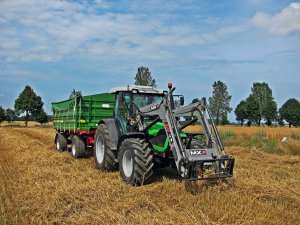 Deutz-Fahr Agrofarm 420PL + Pronar PT610