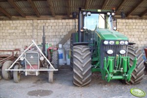 John Deere 8530 + MF 235