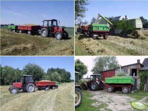 Belarus 820 i przyczepy