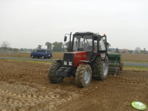 Belarus 820 i zestaw uprawowo siewny