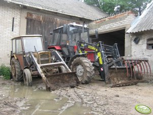 Belarus 820 + LC3 i Ursus C-330