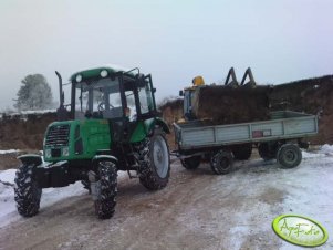 Belarus 820 + przyczepa