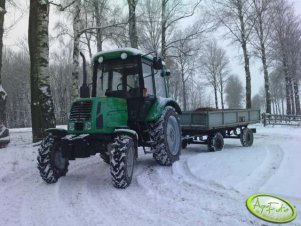 Belarus 820 + przyczepa