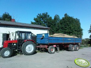 Belarus 820 + przyczepa