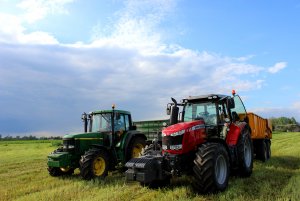 MF 7615 oraz JD 6610