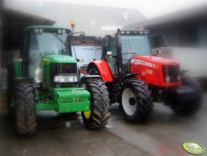 MF 6475 & JD 6930