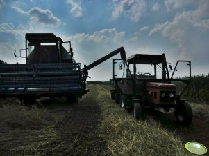 Bizon Rekord Z058 & Zetor 7211