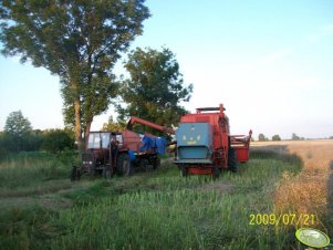 Bizon Super Z056 & MF 255 + Przyczepa 