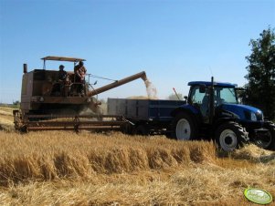 Bizon Z056 & New Holland TS 115A + P78 S