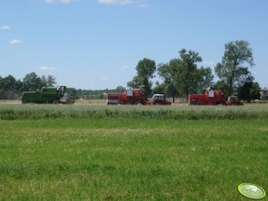 Bizon Z056 x2 & John Deere 975