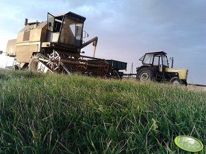 Bizon Z058 Rekord & Ursus C-360 & przyczepa