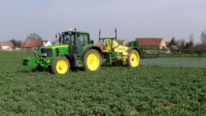 John Deere 6830 Premium & Opryskiwacz John Deere 724