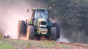 John Deere 7530 Premium z Lemken Solitair 8