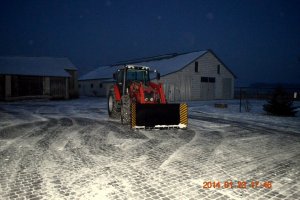 Massey Ferguson 5435 & pług do śniegu