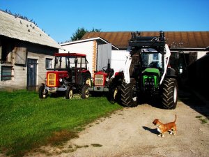 Deutz Fahr Agrofarm 410 & Stoll FZ10+Metal Fach