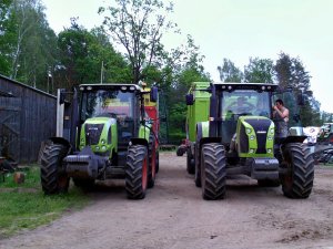 Claas Arion 620 & QUANTUM 4700  Claas ares 557 atx & pottinger faro 4000