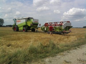 Claas Lexion 440 + Wózek