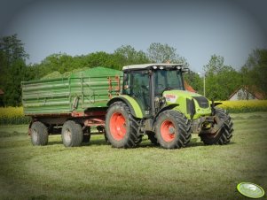 Claas Axos 340 + Pronar