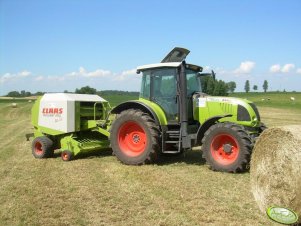 Claas Ares 657ATZ + Claas Rollant