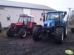 Zetor 8145 i NH T6050 Plus