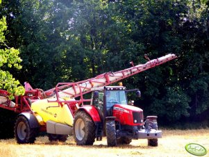 Massey Ferguson 7495 + Hardi Commander 4400