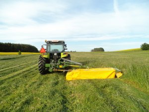 Claas Axos 330 CX + Pronar PDT290