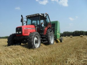 Massey Ferguson  6260 + John Deere 590