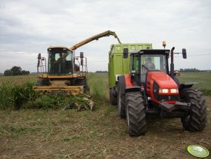 Same Silver 130 + Claas Quantum i New Holland FX 375