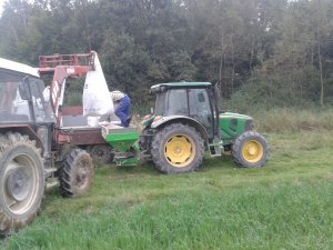 John deere 5820 + Brzeg & Zetor 7745